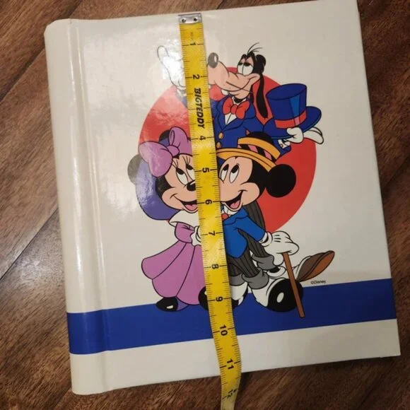 Vintage Disney Photo Album Adhesive Mickey Minnie Goofy Donald Pluto - Picture 6 of 7